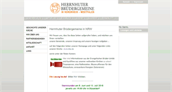 Desktop Screenshot of herrnhuter-nrw.de