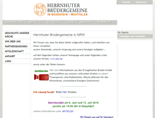 Tablet Screenshot of herrnhuter-nrw.de